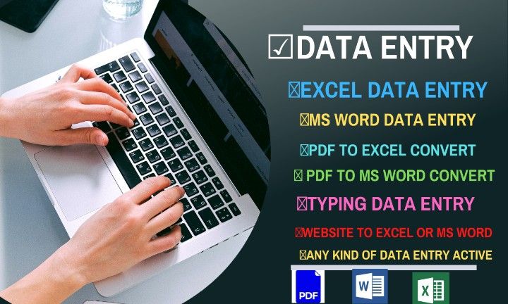 I will be your virtual assistant for data entry, typing, copy paste and web research